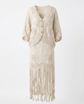 Free Spirit Fringe Crochet Two Piece Set